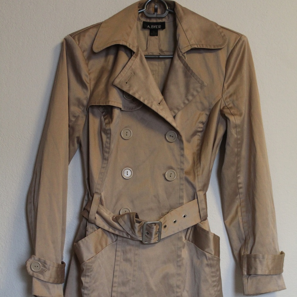 A. Byer Trench Coat